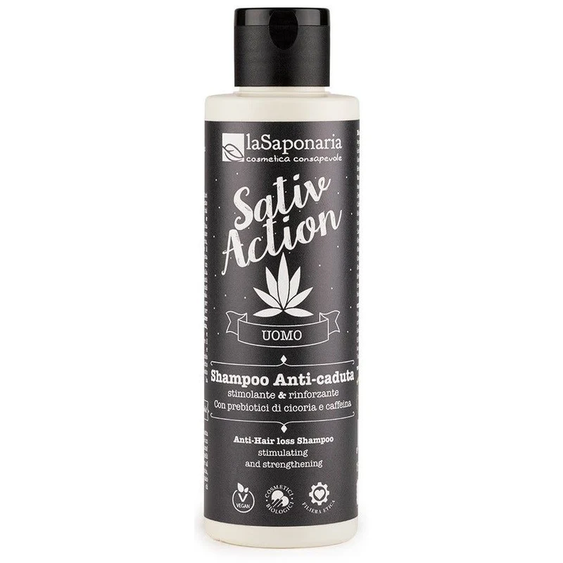 La Saponaria Sativaction Shampoo Anticaduta Uomo 150ml
