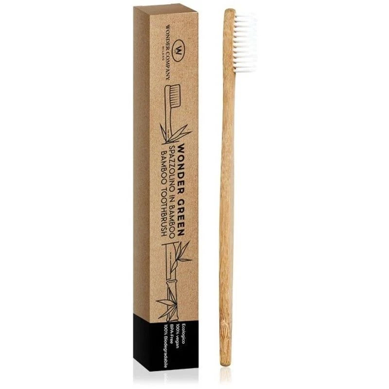 Spazzolino Bamboo Bianco