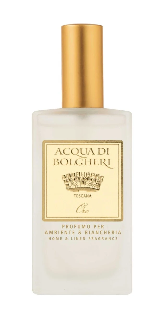 Acqua Di Bolgheri Profuma Ambiente E Biancheria Oro Spray 100ml