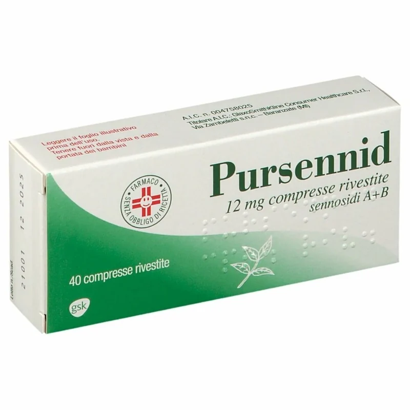 Pursennid 40 Compresse Lassative 12 mg