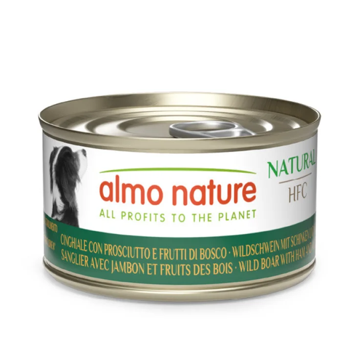 Almo Nature Hfc Dog 290 g Natural Cinghiale Prosciutto Frutti di Bosco