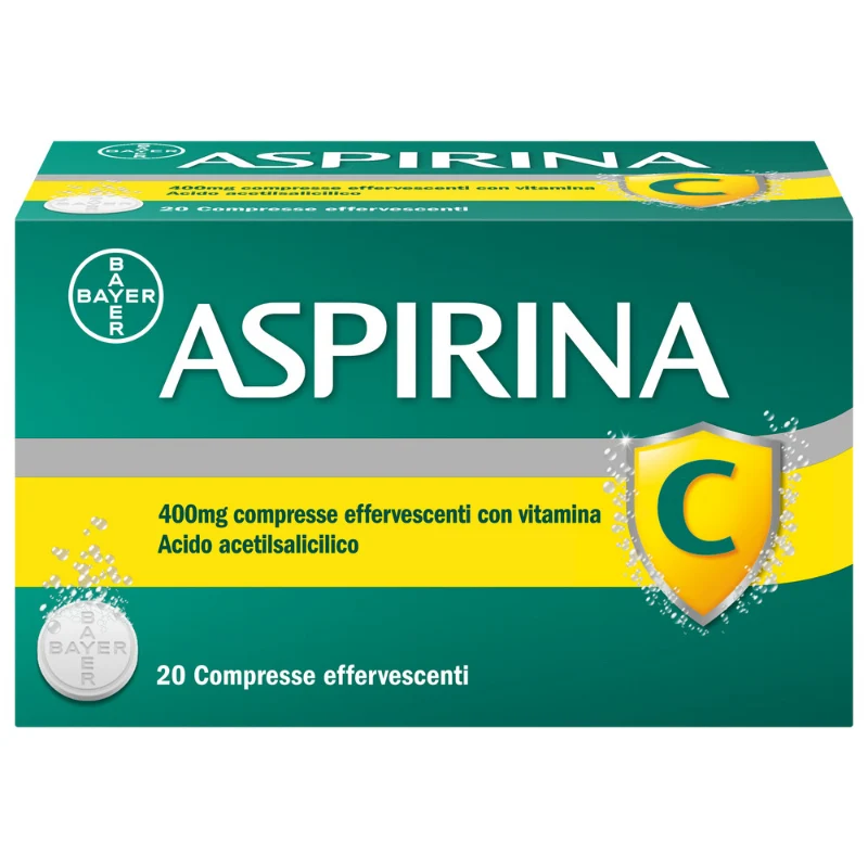 Aspirina C 20 Compresse Effervescenti 400+240 mg