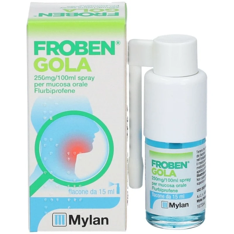 Froben Gola Spray Mucosa Orale 15 ml Flurbiprofene 0.25%