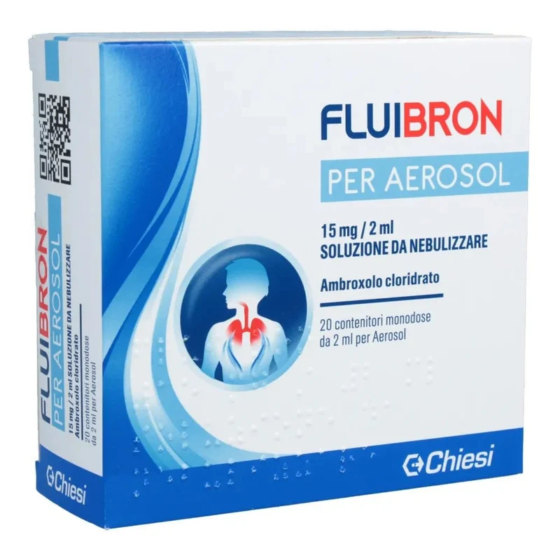 Fluibron Aerosol 20 Fiale 15 mg/2 ml