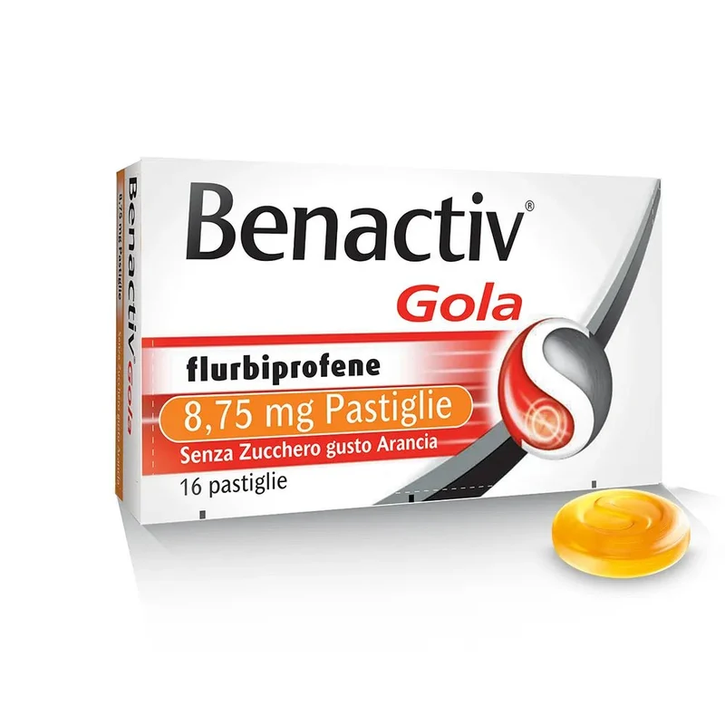 Benactiv Gola Arancia 16 Pastiglie