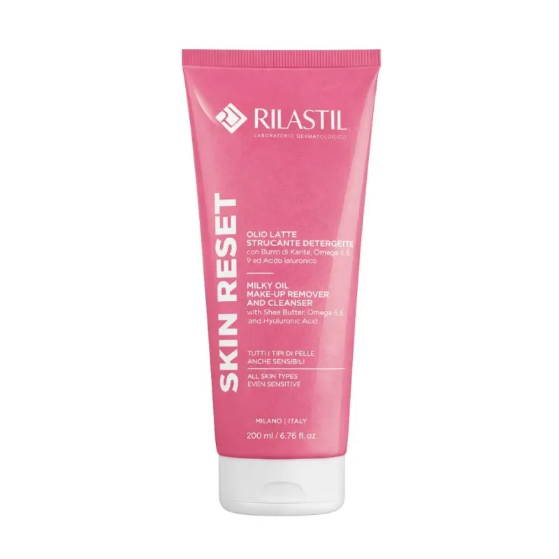 Rilastil Skin Reset Olio Latte Struccante Detergente 400 ml