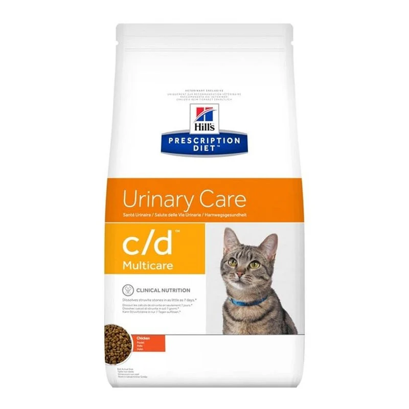 Hill's Prescription Diet C/D Urinary Gatto Crocchette Al Pollo 1,5kg