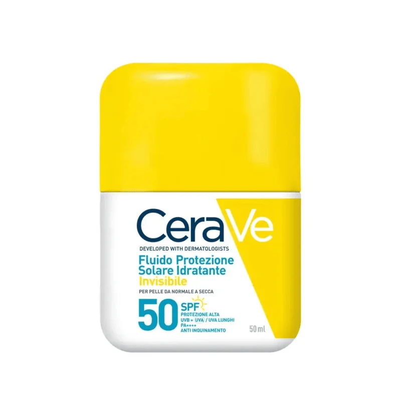 CeraVe Fluido Protezione Solare Idratante Invisibile SPD50+ - 50ml