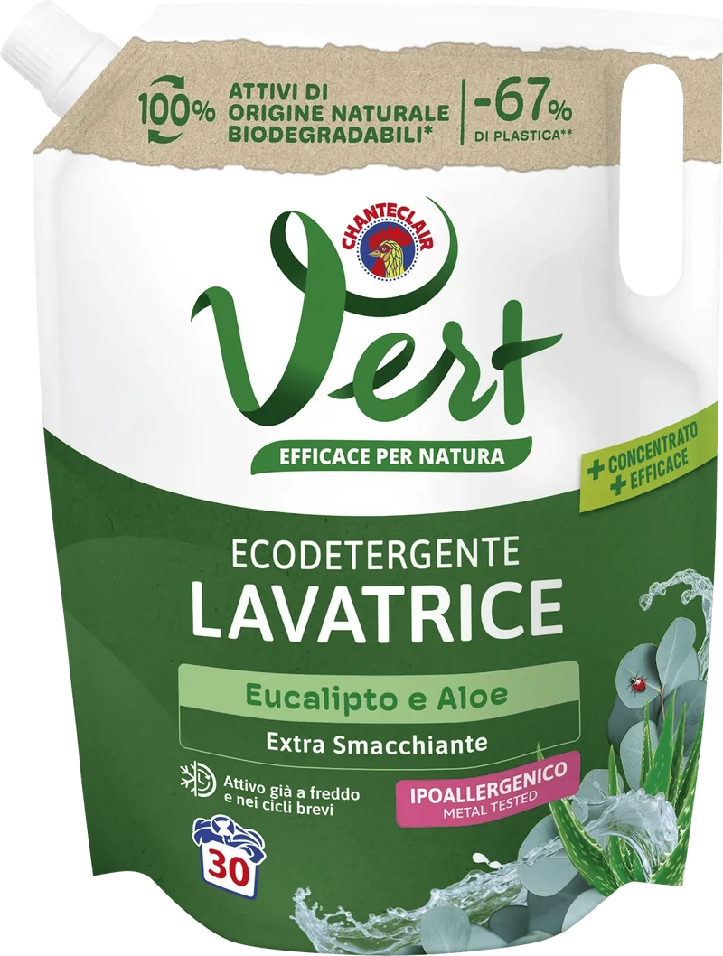 Chanteclair Vert Lavatrice Eucalipto e Aloe 30 Lavaggi