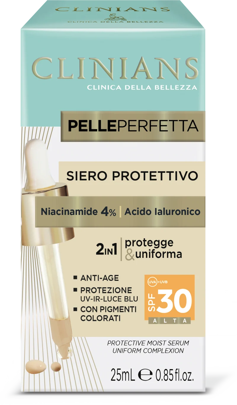 Clinians Pelle Perfetta Siero Protettivo Spf 30, 25 Ml