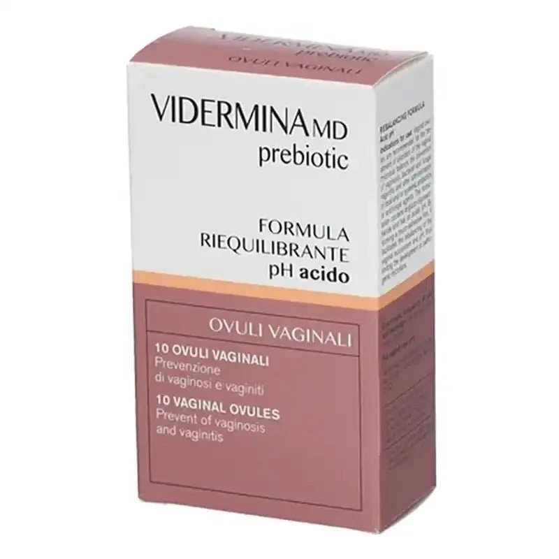 Vidermina Prebiotic Ovuli Vaginali 10 Pezzi