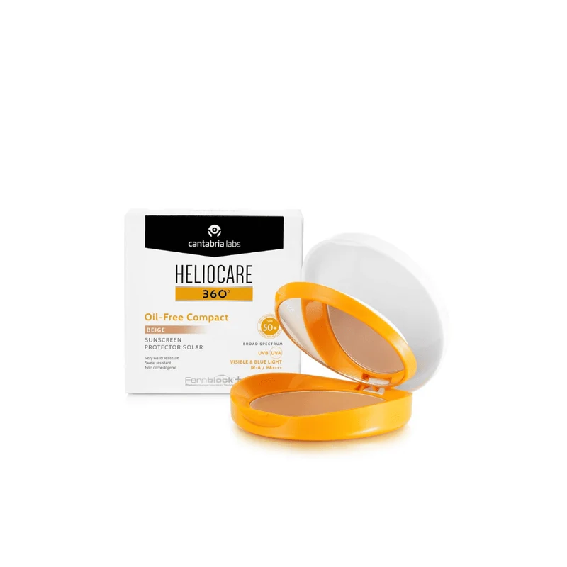 Heliocare 360° Oilfree Compact Color Beige - Protezione Solare Spf 50+