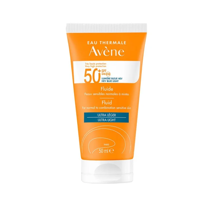 Avene Solare Fluido viso Spf 50+ - Flacone 50ml