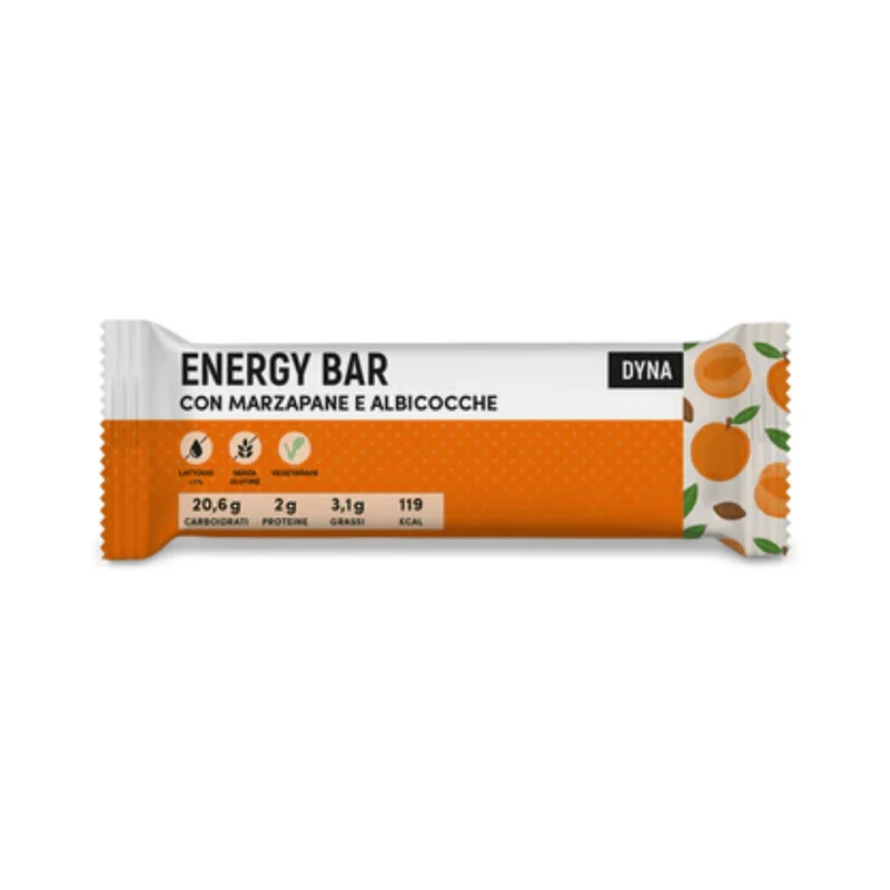 Energy Bar Con Marzapane e Albicocche, Barretta Energetica, Farmacisti Preparatori, 30g
