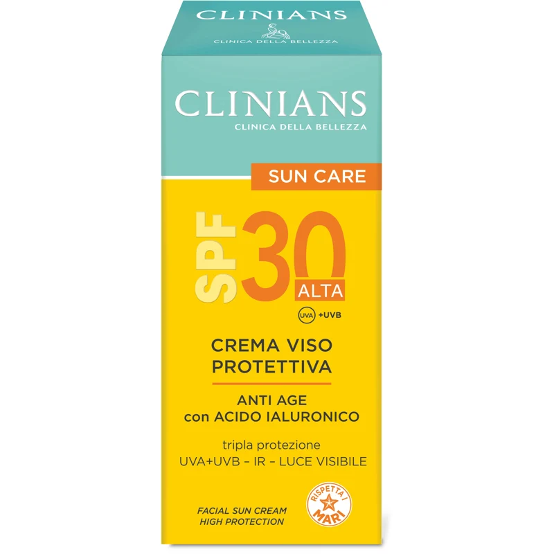 Clinians Solare Crema Viso Protettiva Anti Age Spf30 50 Ml