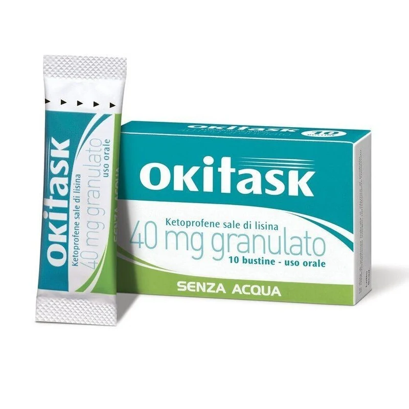Okitask 10 bustine granulato 40 mg.