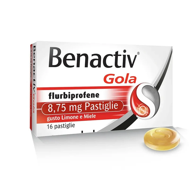 Benactiv Gola Miele Limone 16 Pastiglie