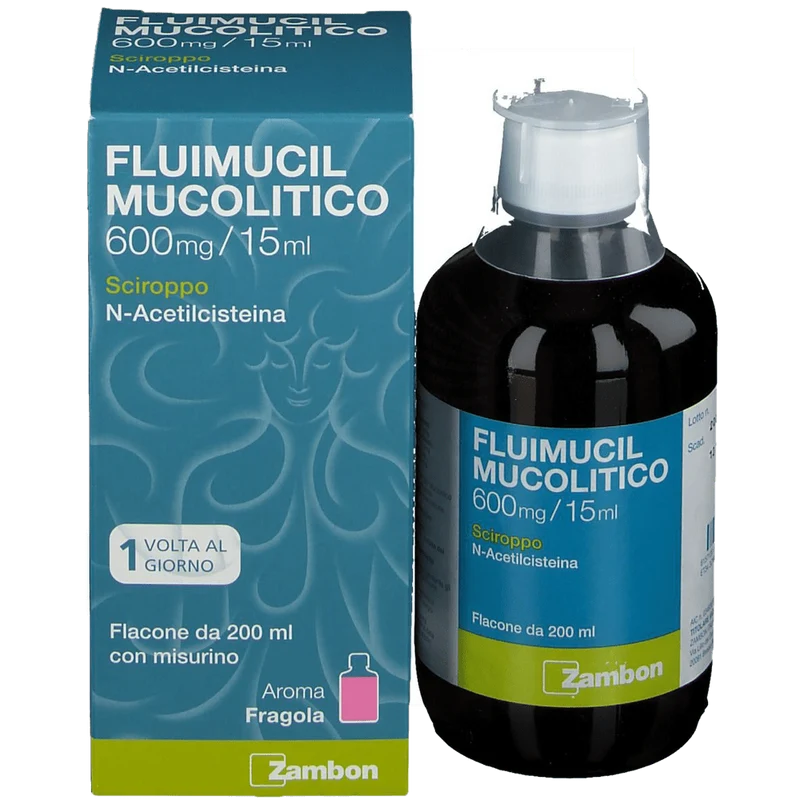 Fluimucil Mucolitico Sciroppo Espettorante 600 Mg-15 Ml