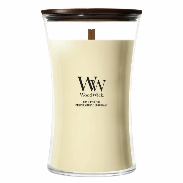 WoodWick Lrg Hourglass Lush Pomelo 609g