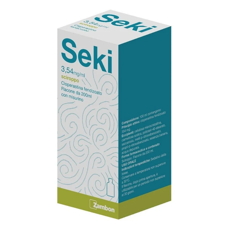 Seki Sciroppo Flacone 200ml 3,54 mg/ml