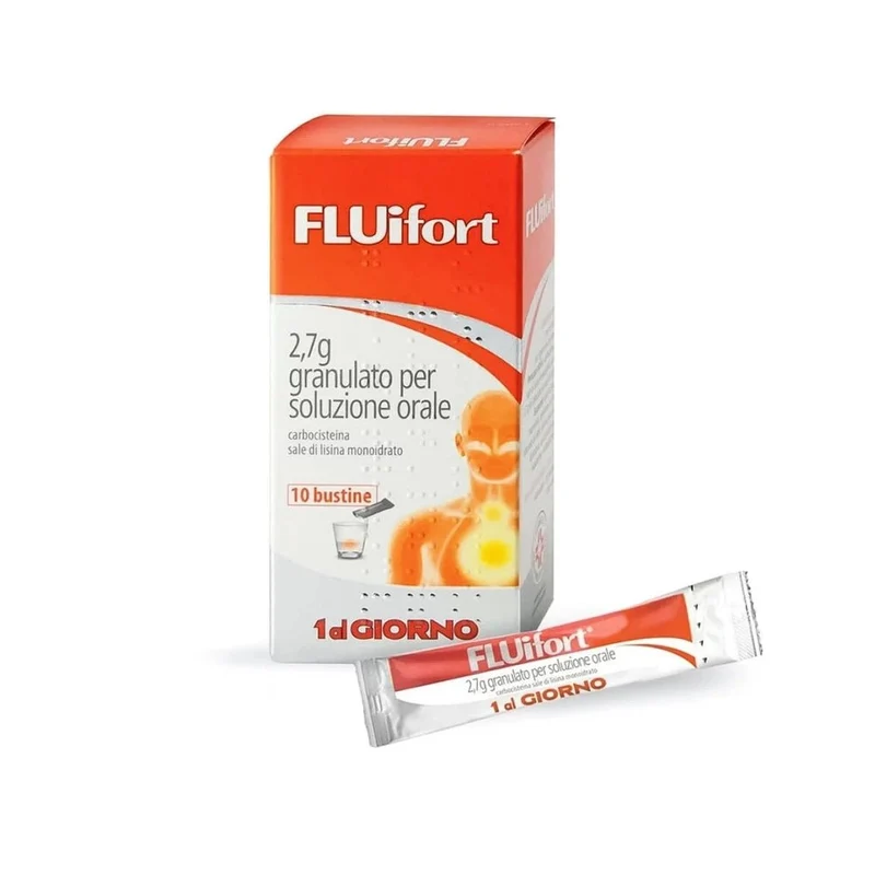 Fluifort Granulato Mucolitico Soluzione Orale 10 Bustine 2,7g