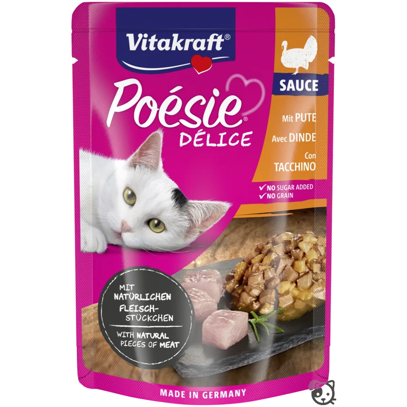 Vitakraft Poesie Delisauce Tacchino 85 g