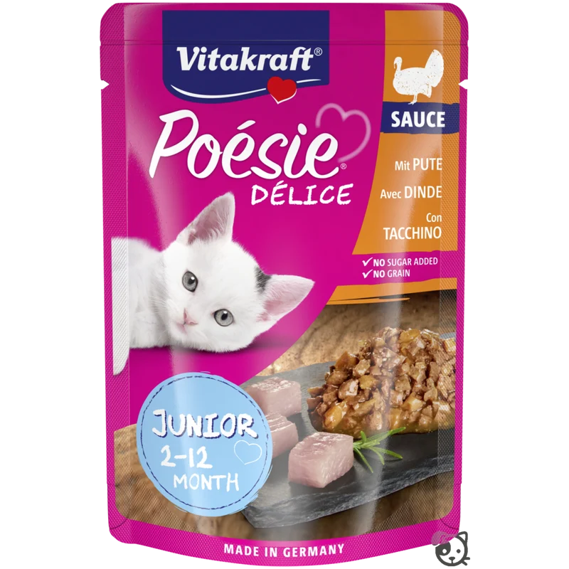 Vitakraft Poesie Delisauce Tacchino Junior 85 g