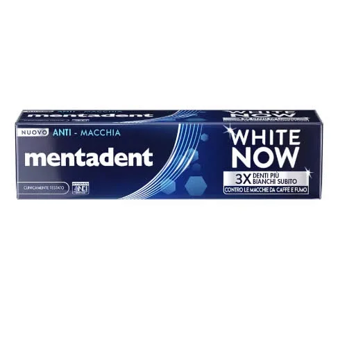 MENTADENT DENTIFRICIO WHITE NOW ANTI MACCHIA 75 ML