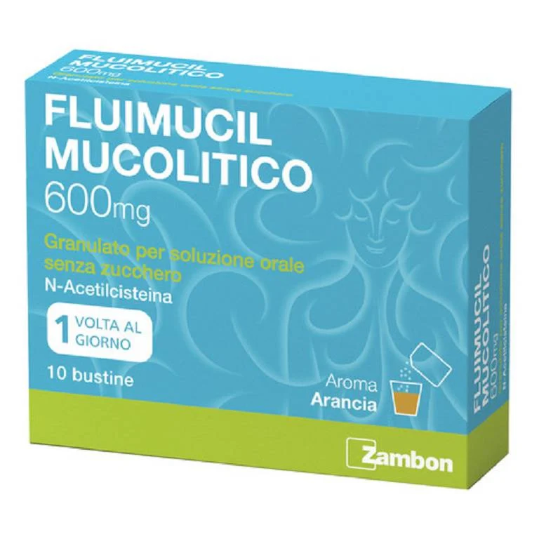 Fluimucil Mucolitico 600mg 10 Bustine