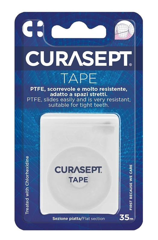 Curasept floss ptfe tape clorexidina