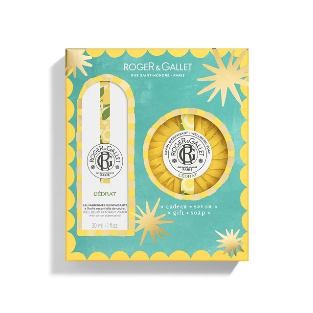 Roger & Gallet Set Natale Cedrat Eau Parfumee 30ml + Saponetta 100g