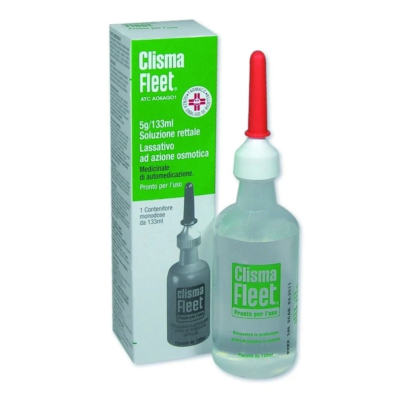 Clisma Fleet 21,4g/9,4g soluzione rettale pronto per l’uso 133ml