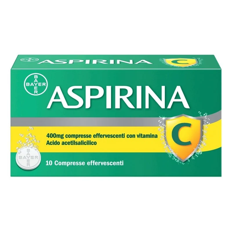 Aspirina 400mg 10 compresse effervescenti con vitamina C