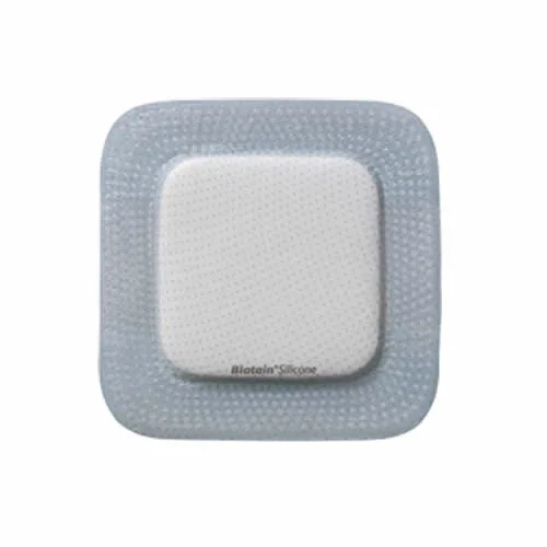 MEDICAZIONE BIATAIN IN SCHIUMA DI POLIURETANO CON BORDO ADESIVO IN SILICONE 10X10 CM 10 PEZZI