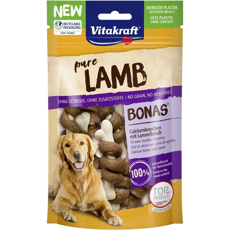 Vitakraft Lamb Bonas Ossi al Calcio Agnello 80 g