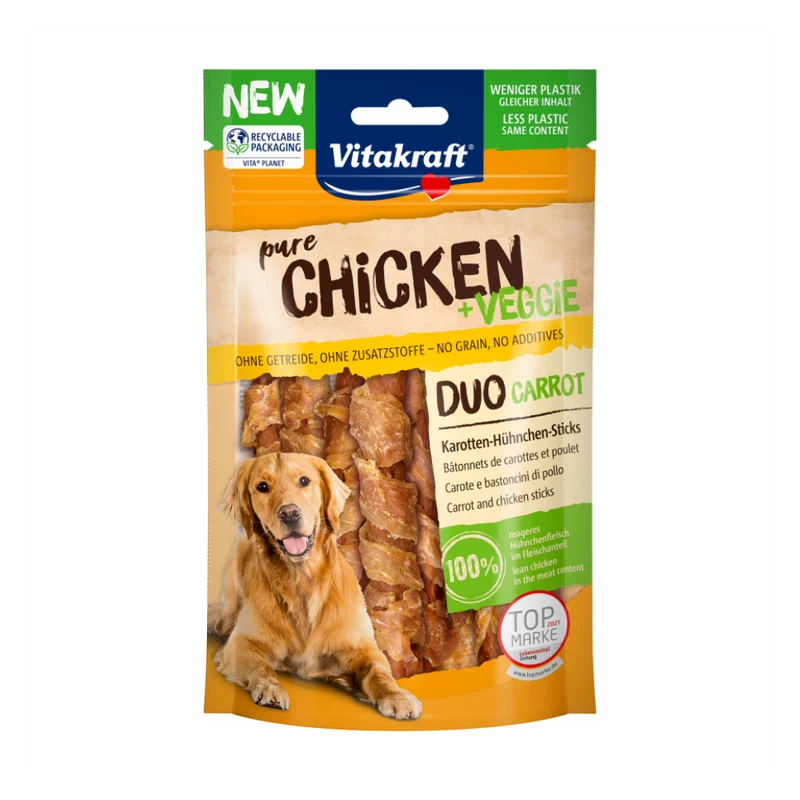 Vitakraft Chicken Veggie Bastoncini Carote&pollo 80 g