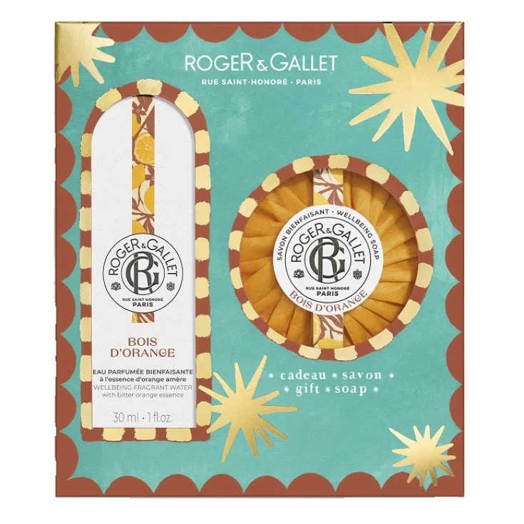 Roger & Gallet Set Natale Eau Parfumee Bois D'orange 30ml + Omaggio Saponetta 100g