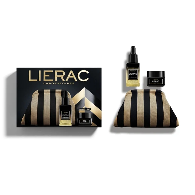 Cofanetto Lierac Premium: Siero Assoluto Anti-Età Globale + Crema Occhi e Trousse IN REGALO