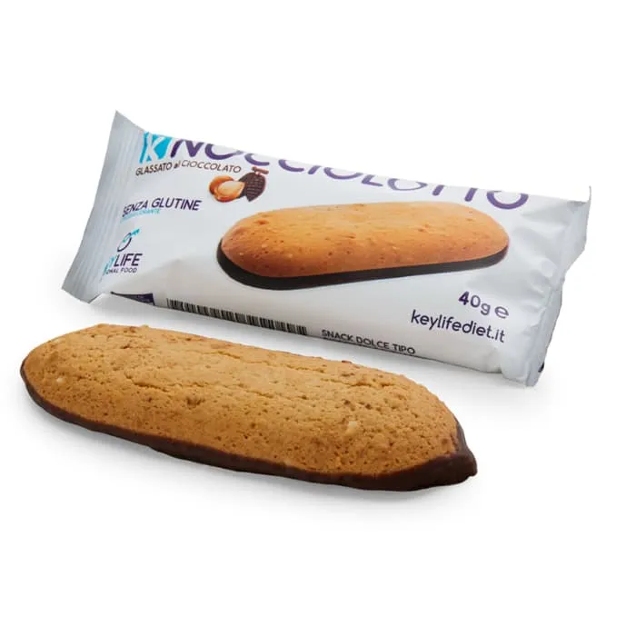 Keylife Knocciolotto Glassato al Cioccolato 40g