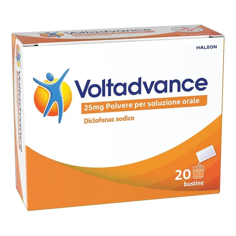 Voltadvance 25mg 20 bustine polvere per soluzione orale
