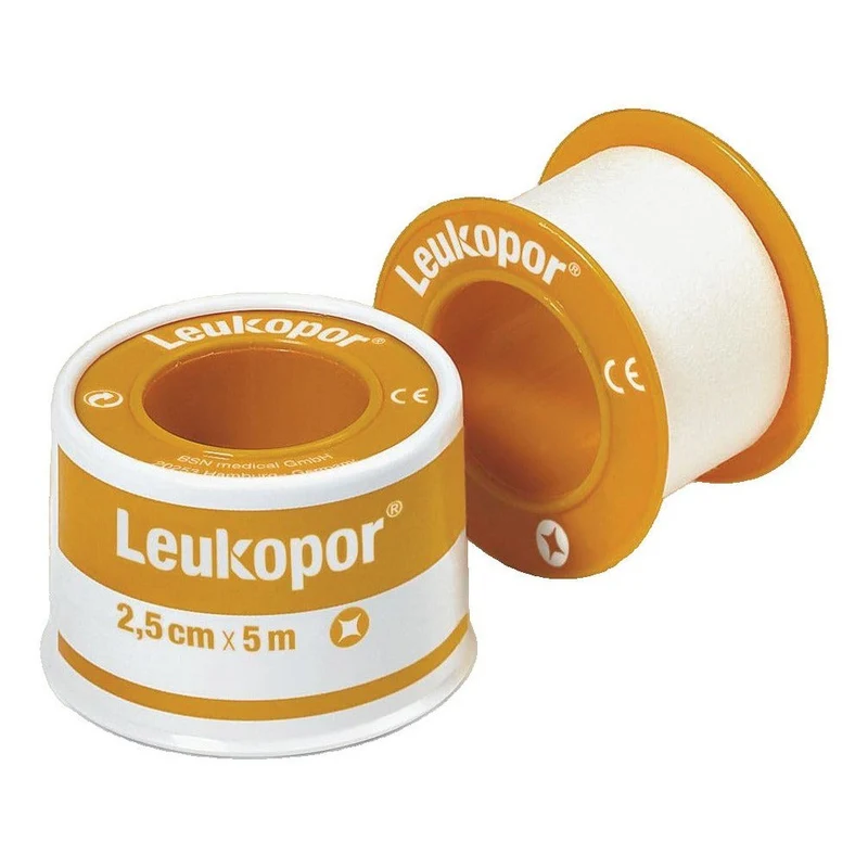 Cerotto rocchetto Leukopor 2,5x500cm