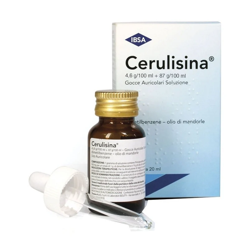 Cerulisina 4,6g/100ml + 87g/100ml gocce auricolari soluzione 20ml