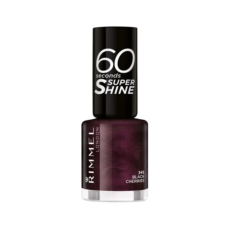 Rimmel - Smalto per unghie ad asciugatura rapida 60 Secondi - Black Cherries - 12 ml