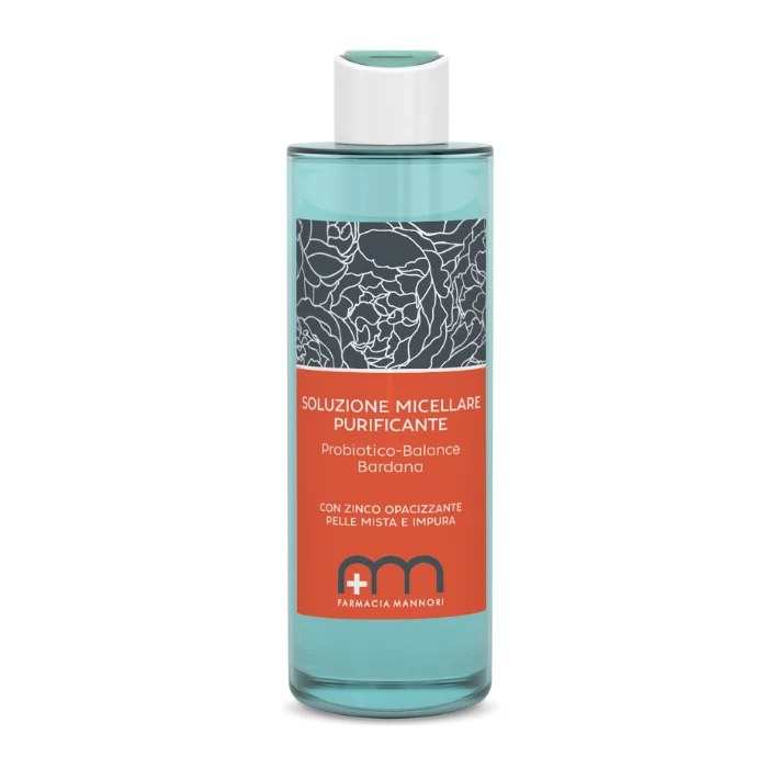 Soluzione Micellare Purificante Con Zinco Opacizzante, Per Pelle Mista e Impura, Farmacisti Preparatori 200ml