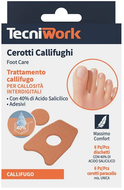 CEROTTO CALLIFUGO INTERDIGITALE 6 PEZZI + 6 DISCHETTI