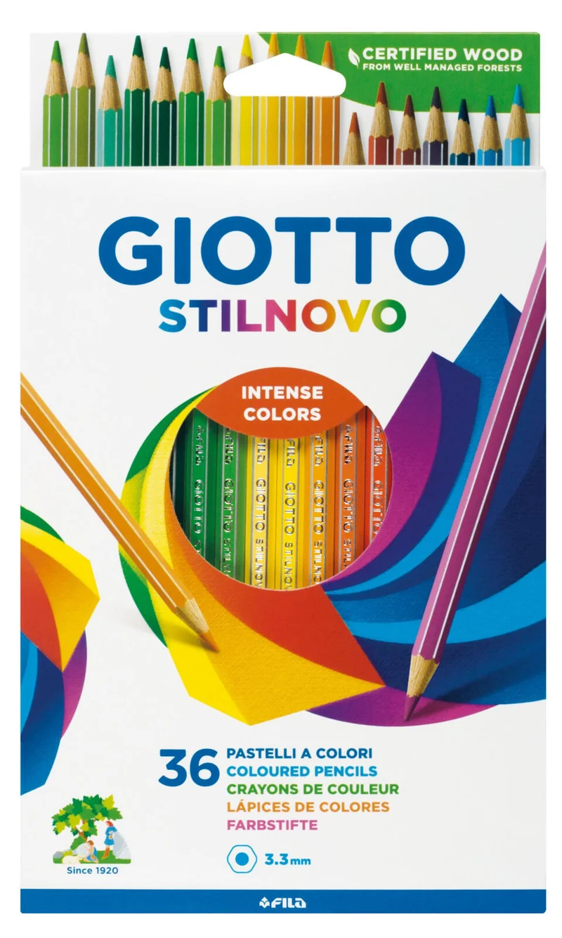 Giotto Astuccio 36 Pastelli Stilnovo