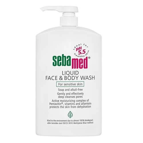 SEBAMED LIQUIDO DETERGENTE VISO CORPO TP 1000 ML
