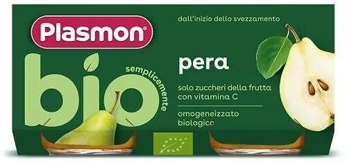 Plasmon Omogeneizzato Bio Pera 2x80g 6Mesi+