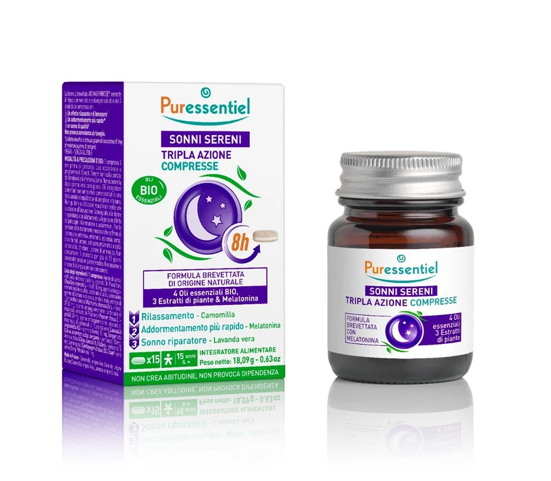 Puressentiel Sonni Sereni Compresse Tripla Azione 15 Compresse