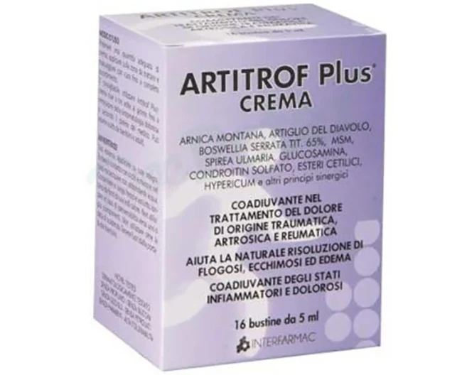 Artitrof plus crema 16 bustine da 5 ml